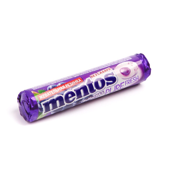 

Жев.резин.MENTOS 15,5г/Виноград/Van Melle