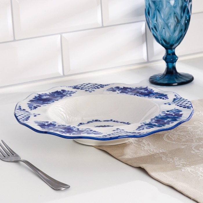 фото Тарелка для пасты "карбонара", h=4см, d=26,3см, авт. ремизов в.