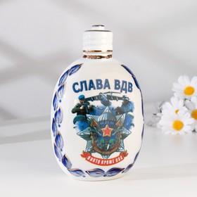 

Штоф "Фляжка. ВДВ", v=0,5л, h=17.5 см, авт.Петров В.