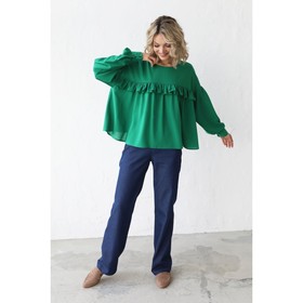 

Блузка с оборкой, размер 44