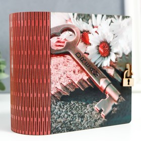 

Шкатулка-книга "Ромашки" 14х14 см
