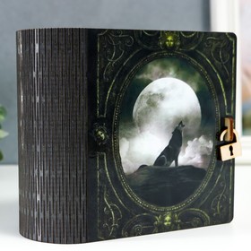 

Шкатулка-книга "Волк" 14х14 см