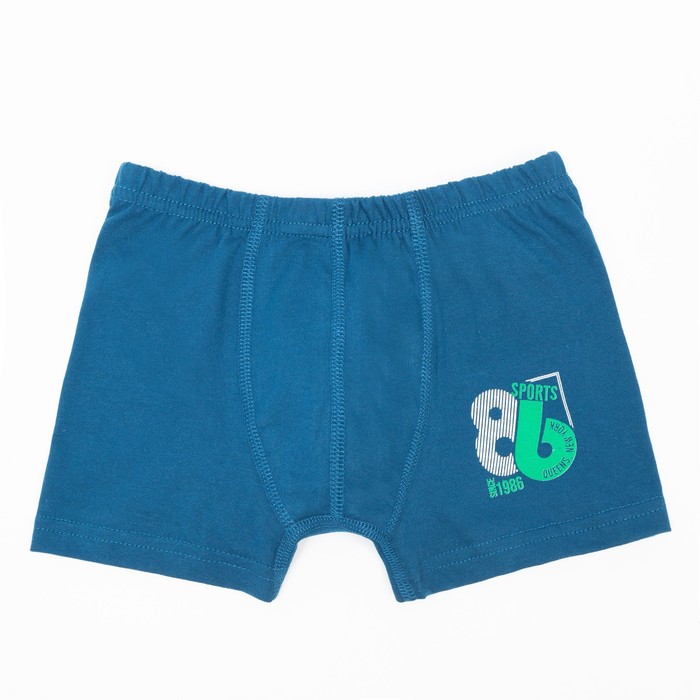 фото Трусы-боксеры для мальчика а.13004-1, цвет серо-синий/86 спорт, рост 146