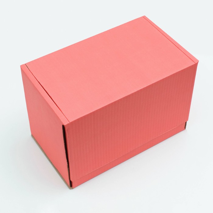 Коробка самосборная, красная, 26,5 х 16,5 х 19 см,