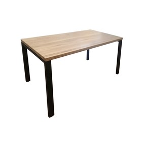 

Стол обеденный ЛОФТ ЯСЕНЬ 1800 х 720 х 760 (дерево: натуральный, метал: антрацит черный)