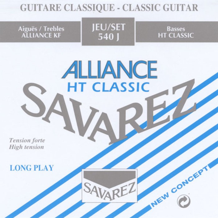 

Комплект струн для классической гитары 540J Alliance HT Classic сильное натяжение, посереб, 757790