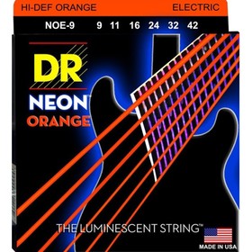 

Комплект струн для электрогитары NOE-9 Neon Orange никелированные, с покрытием, 9-42