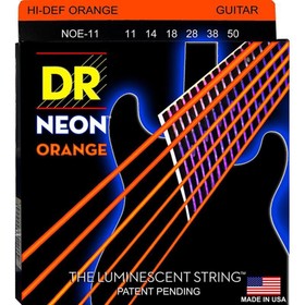 

Комплект струн для электрогитары NOE-11 Neon Orange никелированные, с покрытием, 11-50