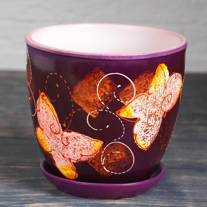 Кашпо "Бабочки" 2,5 л