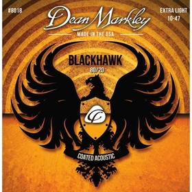 

Комплект струн для акустической гитары DM8018 Blackhawk 80/20 с покрытием, 10-47