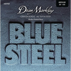 

Комплект струн для бас-гитары DM2676A Blue Steel NPS никелированные, 50-105