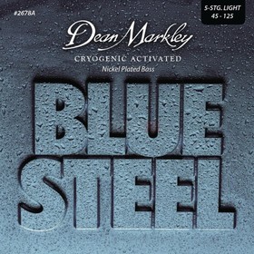 

Комплект струн для 5-струнной бас-гитары DM2678A Blue Steel NPS никелированные,45-125
