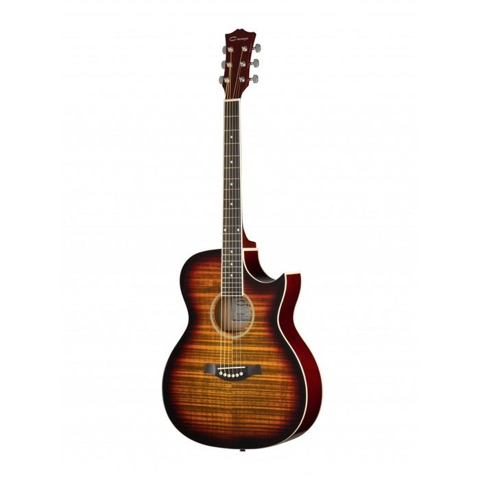 Акустическая гитара Caraya F531-TBS, с вырезом, санберст