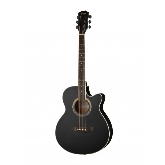 Акустическая гитара Foix FFG-2040C-BK, черная акустическая гитара foix ffg 1040sb санберст с вырезом foix