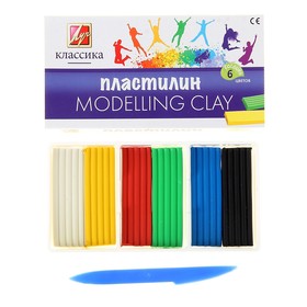 

Пластилин 6 цветов 120 г «Классика»