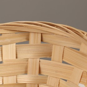 

Плошка плетеная, 15x4 см, бамбук