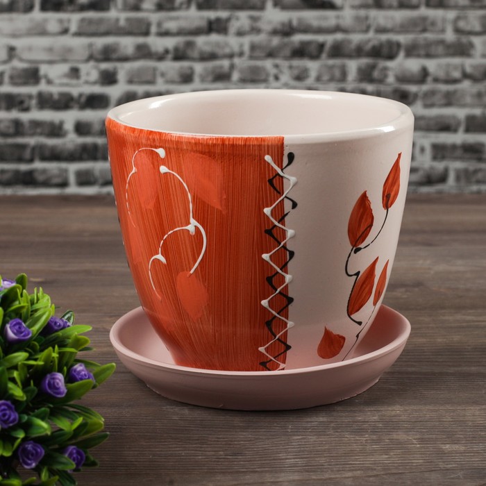 Кашпо "Крем" 1 л