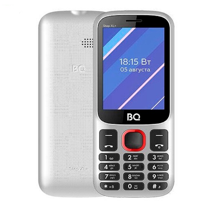 Сотовый телефон BQ M-2820 Step XL+, 2.8, 2 sim, 32Мб, microSD, 1000 мАч, бело-красный