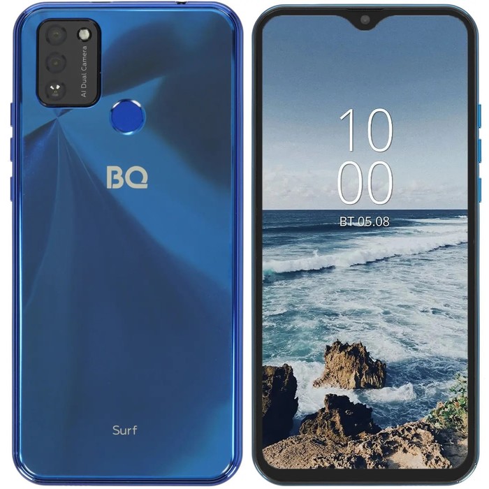 

Смартфон BQ 6631G Surf, 6.53", IPS, 2 sim, 2Гб, 16Гб, 8 Мп, microSD, 3000 мАч, синий