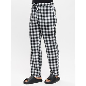 

Брюки домашние мужские чёрного цвета, размер 50