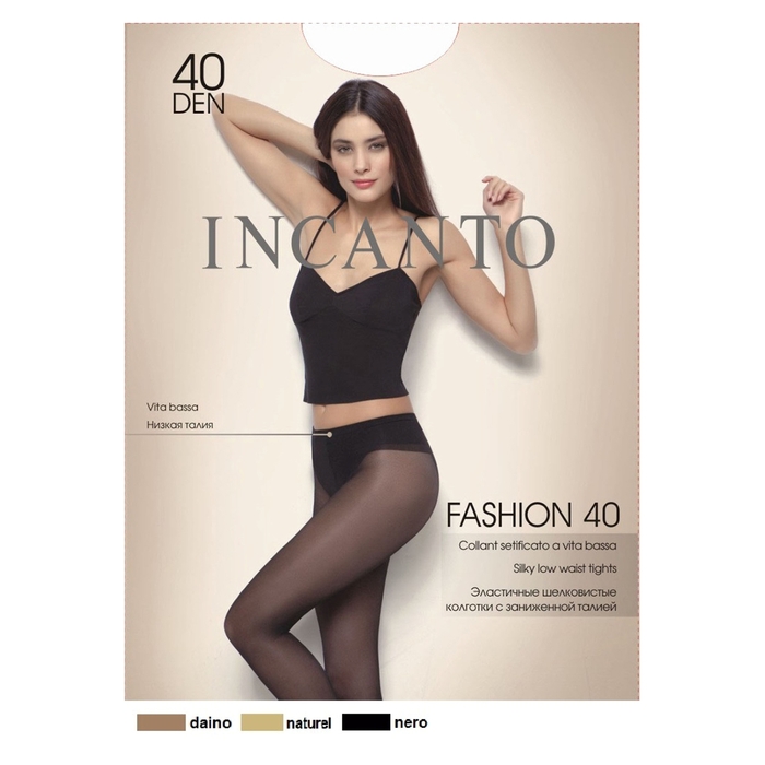 Колготки женские INCANTO Fashion 40 ден, цвет телесный (naturel), размер 2