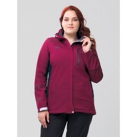 

Костюм женский большого размера бордового цвета, размер 52