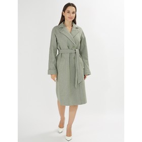 

Пальто демисезонное зелёного цвета, размер 48