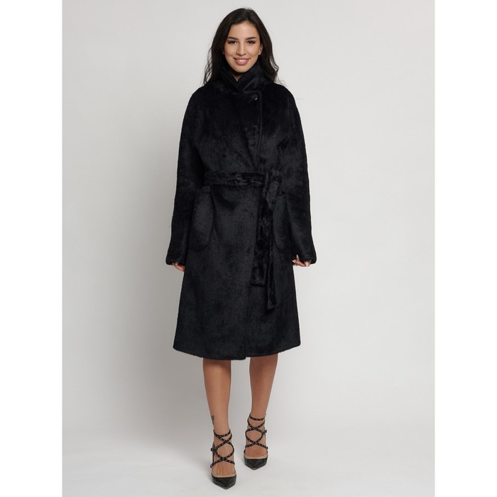 фото Пальто женское зимнее чёрного цвета, размер 52 mtforce