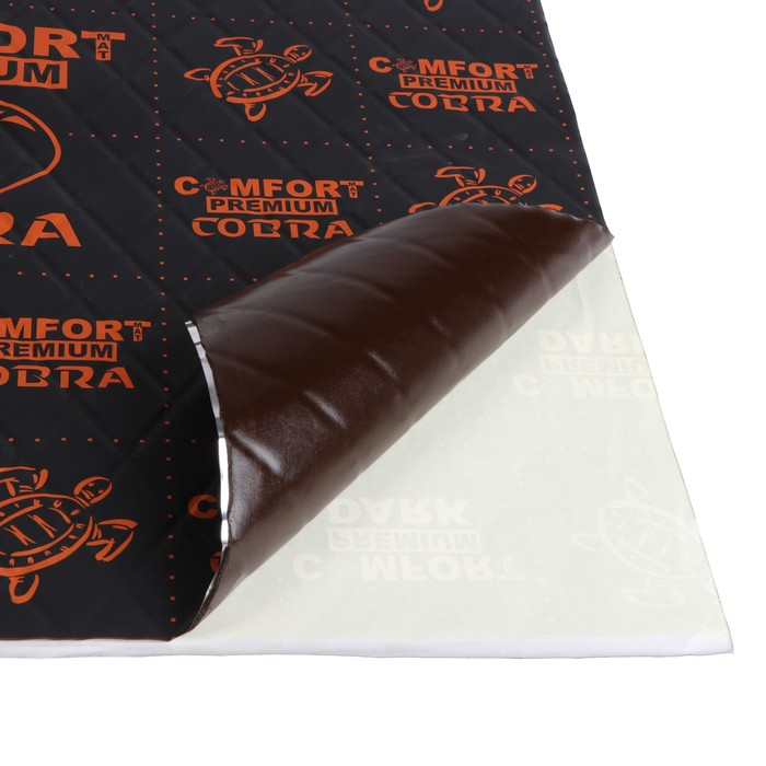 

Виброизоляционный материал Comfort mat Dark Cobra, размер 700x500x2,3 мм