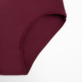 

Трусы слипы женские Collorista, цвет бордовый, размер 56-58