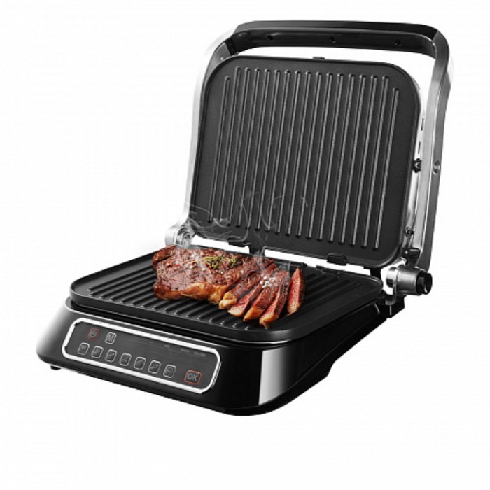 Гриль электрический REDMOND SteakMaster RGM-M807, 2100 Вт, антипригарное покрытие, чёрный
