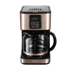 

Кофеварка REDMOND SkyCoffee RCM-M1525S, капельная, 900 Вт, 1,8 л, чёрно-золотистая