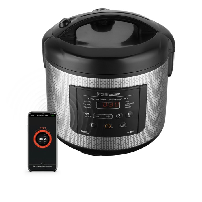 

Мультиварка REDMOND SkyCooker RMC-M227S, 860 Вт, 5 л, 11 программ, антипригарное покрытие