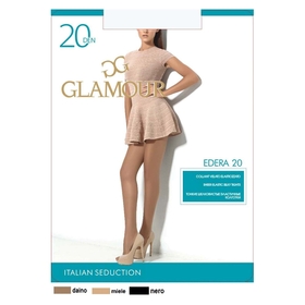 Колготки женские GLAMOUR Edera 20 den, цвет загар (daino), размер 2