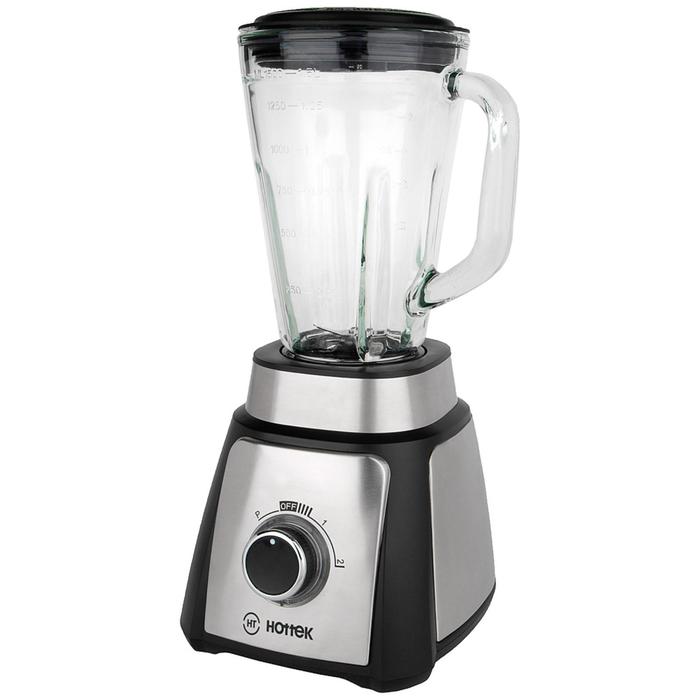 

Блендер HOTTEK HT-969-101, стационарный, 900 Вт, 1.5 л, 2 скорости, серый