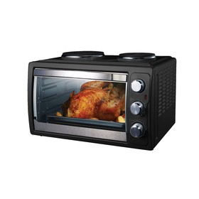 

Мини-печь WILLMARK WHO-512B, 3500 Вт, 45 л, до 230°С, черная