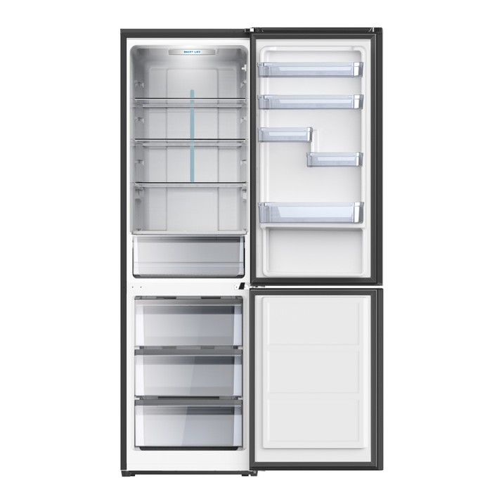 фото Холодильник willmark rfn-454dnfd, двухкамерный, класс а+, 345 л, total nofrost, нерж. сталь