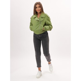 

Косуха кожаная женская зелёного цвета, размер 42-44