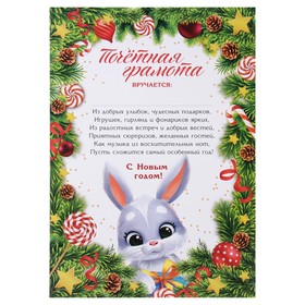

Почётная грамота с символом года 2023, А4., 157 гр/кв.м