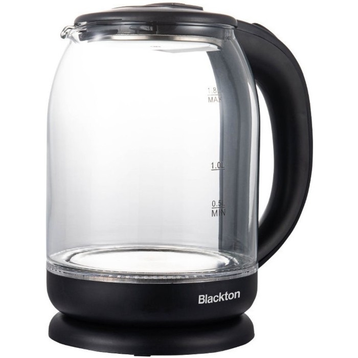 фото Чайник электрический blackton bt kt1822g, 1.8 л, 1500 вт, чёрный