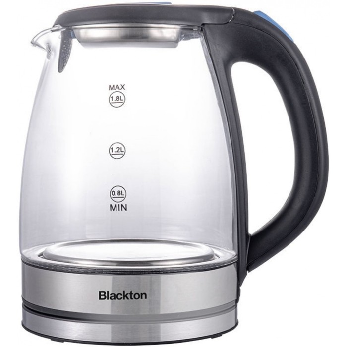 Чайник электрический Blackton Bt KT1825G, 1.8 л, 1500 Вт, чёрно-синий