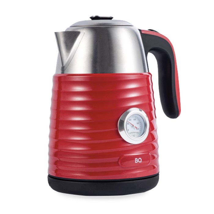 Чайник электрический BQ KT1723SW, 1.7 л, 2200 Вт, красный чайник bq kt1723sw steel red