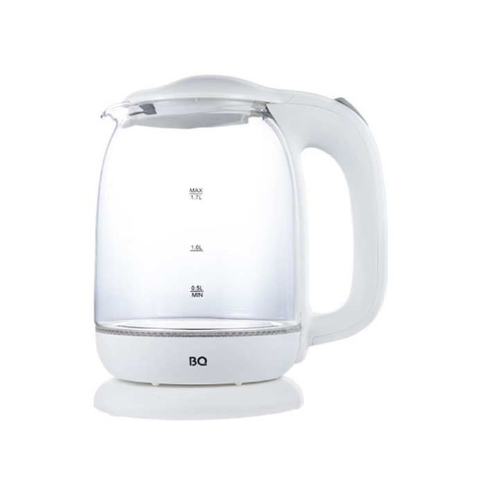 Чайник электрический BQ KT1830G, 1.7 л, 2200 Вт, белый чайник bq kt1830g
