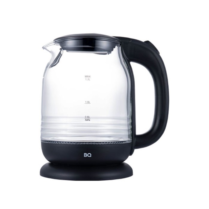 Чайник электрический BQ KT1833G, 1.7 л, 2200 Вт, чёрный чайник bq kt1833g черный