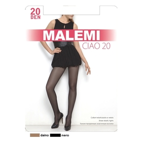 

Колготки женские капроновые, MALEMI Ciao 20 ден, цвет чёрный (nero), размер 2