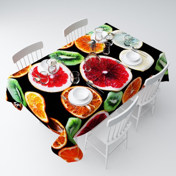 фото Скатерть «витамины», размер 140x220 см сирень
