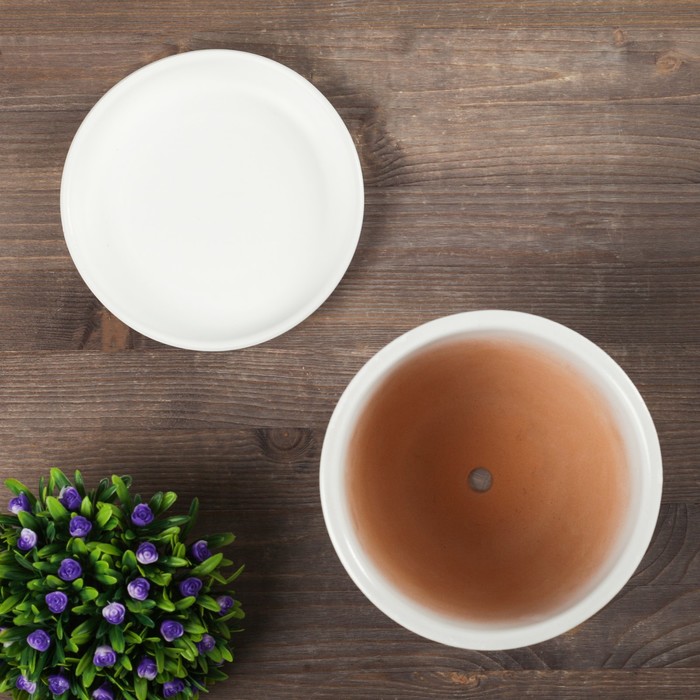 Кашпо "Лазурит" сиреневое 1 л