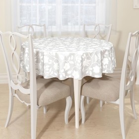 

Скатерть круглая, размер шелковистая «Флорида», размер D145 см