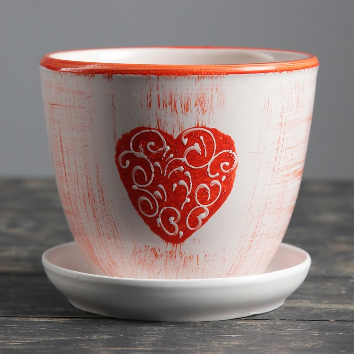 Кашпо "Валентинка" 1 л