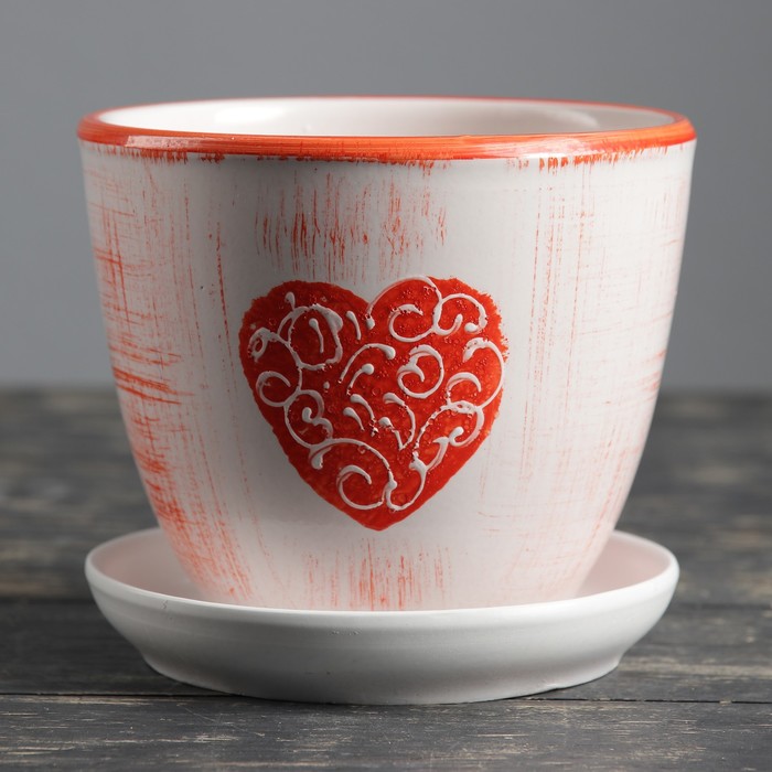 Кашпо "Валентинка" 1 л